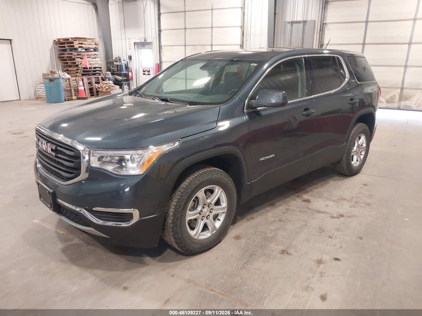 2019 GMC Acadia Sle-1, Обычный износ, IAAI, VIN 1GKKNRLA2KZ254198 — фото 2
