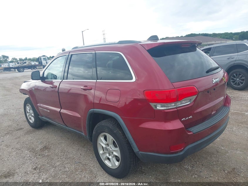Vin: 1c4rjfag0fc934105, lot: 46608955, jeep grand cherokee laredo 20153
