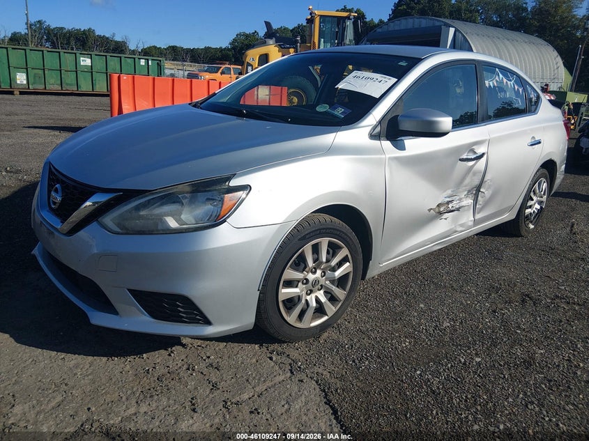 Vin: 3n1ab7ap9ky310324, lot: 46608963, nissan sentra s 20192