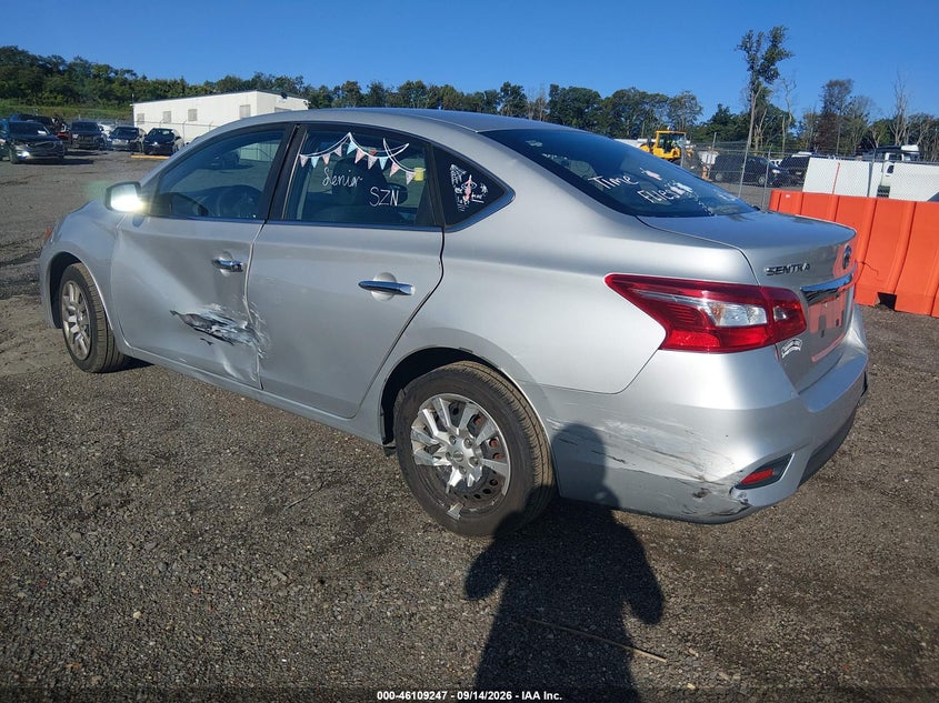 Vin: 3n1ab7ap9ky310324, lot: 46608963, nissan sentra s 20193