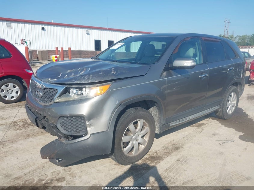 Vin: 5xykt3a13bg045214, lot: 46608985, kia sorento lx 20112