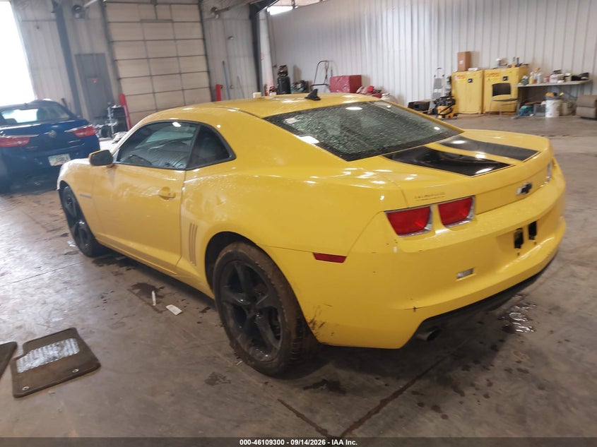 Vin: 2g1fa1ed6b9112621, lot: 46609016, chevrolet camaro 2ls 20113