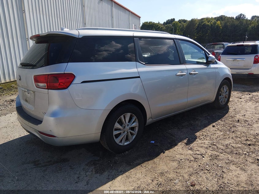 Vin: kndmb5c17g6092454, lot: 46609017, kia sedona lx 20164