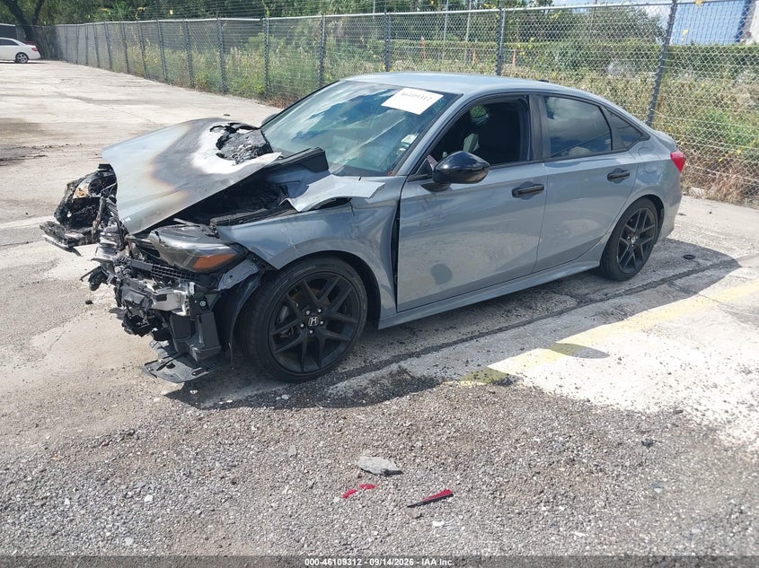 Vin: 2hgfe2f58rh514652, lot: 46609028, honda civic sport 20242