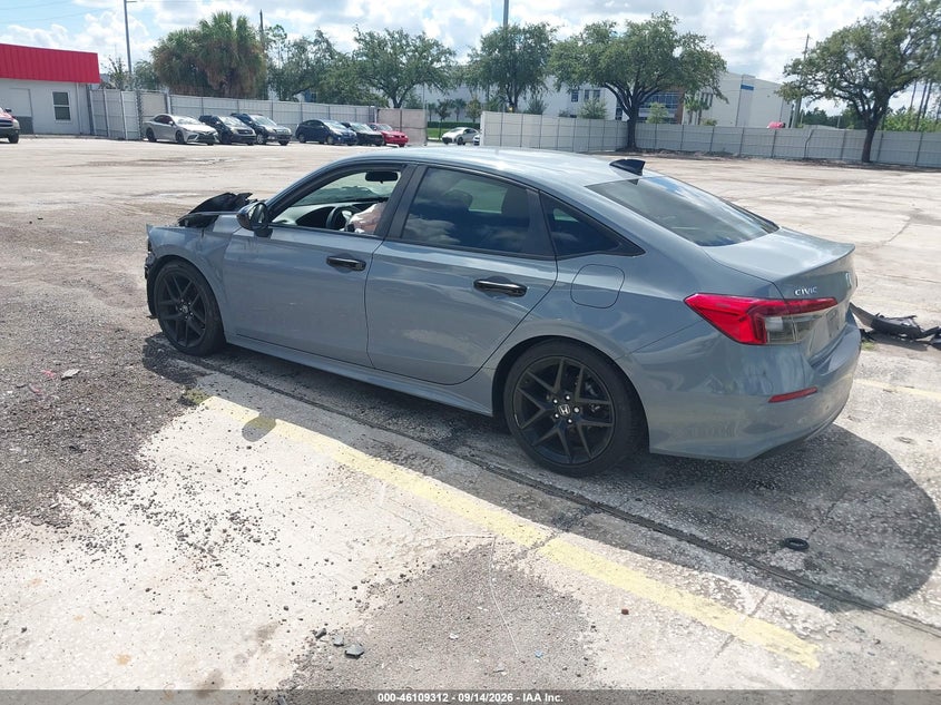 Vin: 2hgfe2f58rh514652, lot: 46609028, honda civic sport 20243