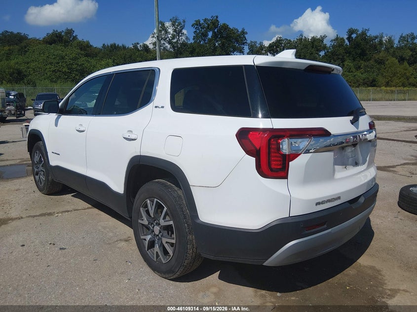 Vin: 1gkknkla1mz202412, lot: 46609030, gmc acadia fwd sle 20213