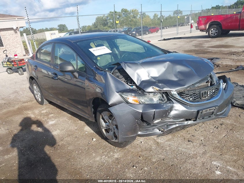 Vin: 19xfb2f57de096421, lot: 46609034, honda civic lx 2013 img_1