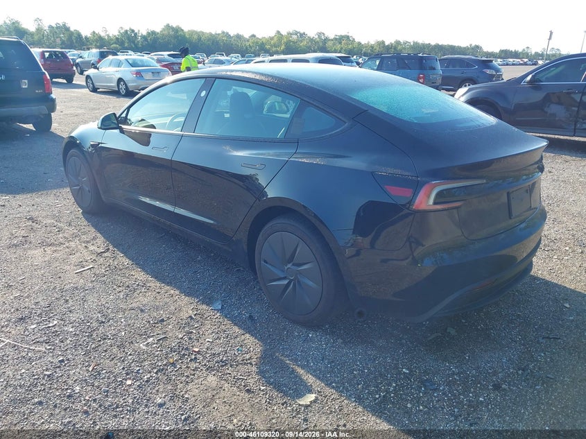 Vin: 5yj3e1ea7tf144852, lot: 46609036, tesla model 3 premium rear-wheel drive/rear-wheel drive 20263
