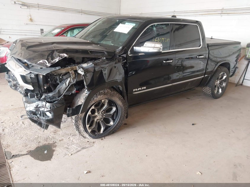 Vin: 1c6srfht2kn612844, lot: 46609040, ram 1500 limited  4x4 5'7 box 20192