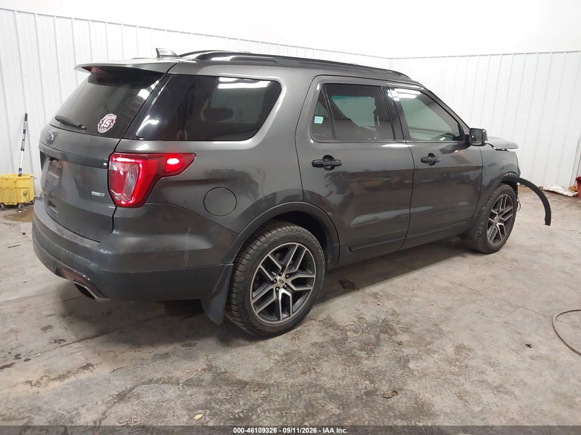 Vin: 1fm5k8gt7ggc86635, lot: 46609042, ford explorer sport 20164