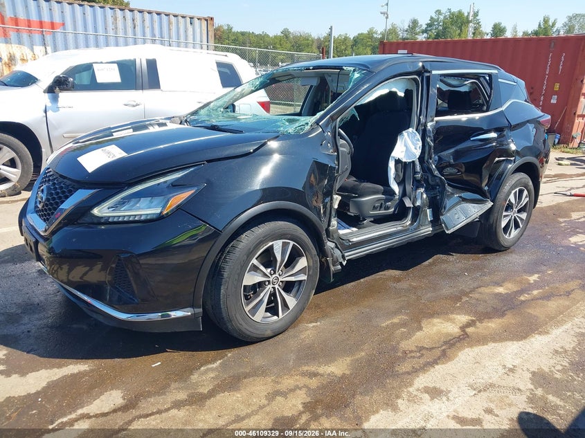 Vin: 5n1az2msxkn155318, lot: 46609045, nissan murano platinum/s/sl/sv 20192