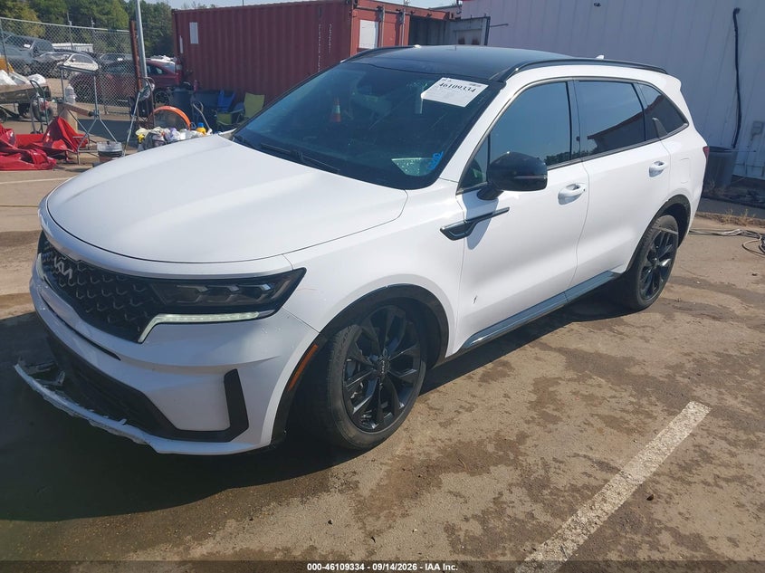 Vin: 5xyrkdlf3ng156415, lot: 46609050, kia sorento sx 20222
