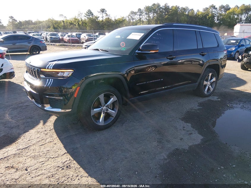 Vin: 1c4rjkbg2m8133862, lot: 46609056, jeep grand cherokee l limited 4x4 20212