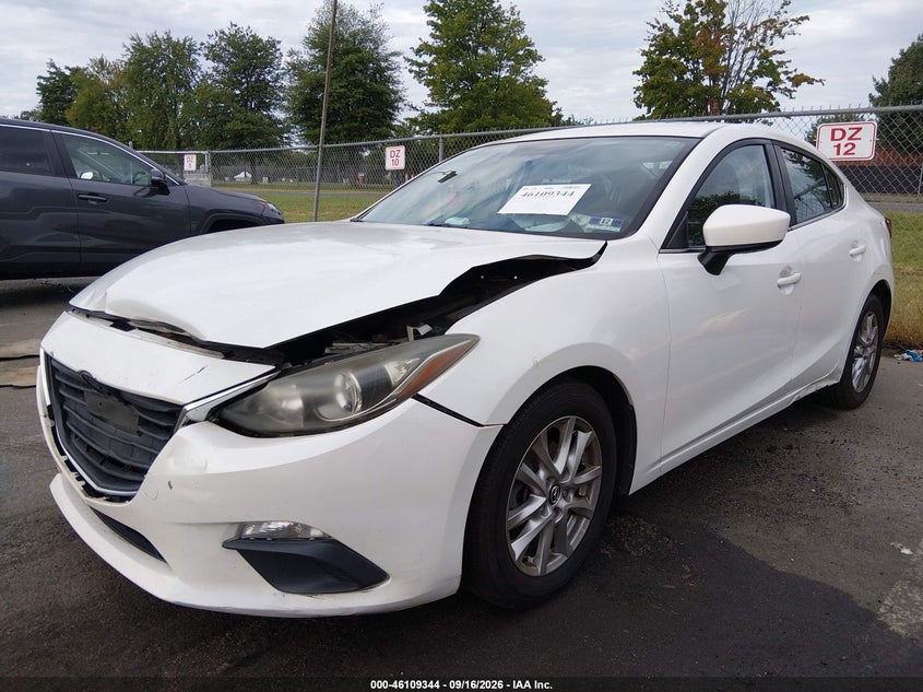 Vin: jm1bm1u70g1297995, lot: 46609060, mazda mazda3 i sport 20162