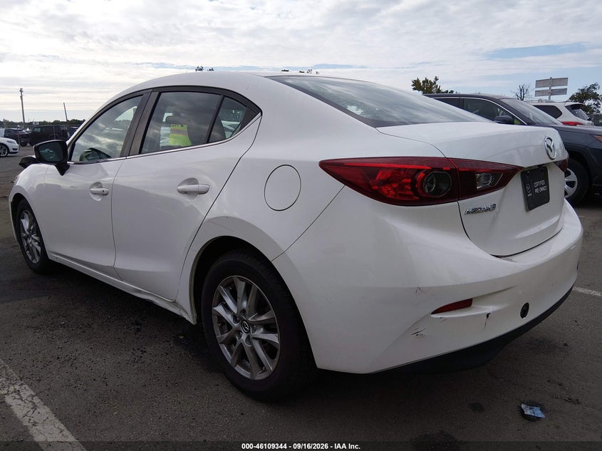 Vin: jm1bm1u70g1297995, lot: 46609060, mazda mazda3 i sport 20163