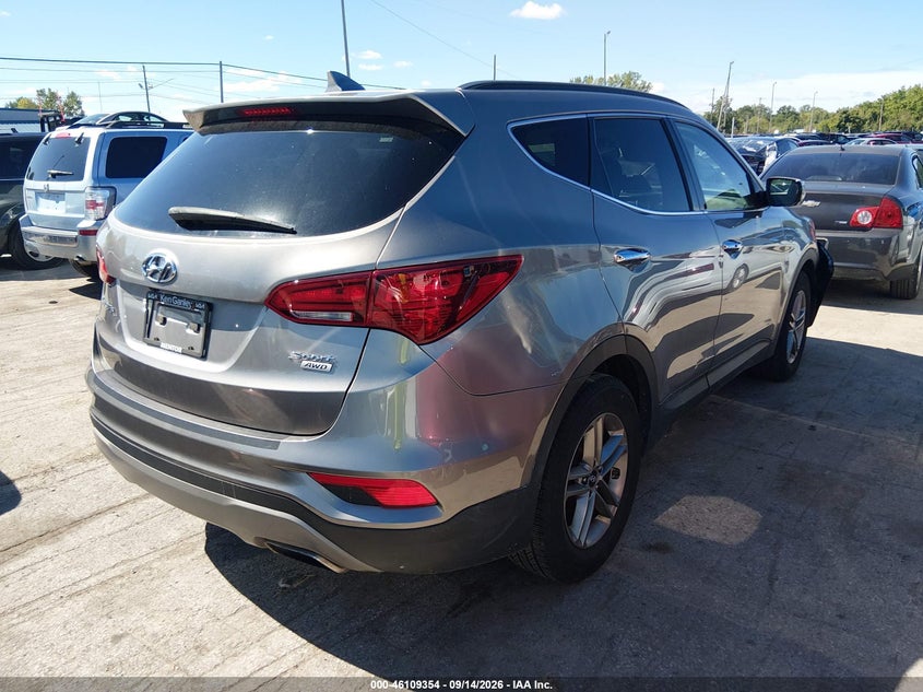 Vin: 5nmzudlb5jh069929, lot: 46609070, hyundai santa fe sport 2.4l 20184
