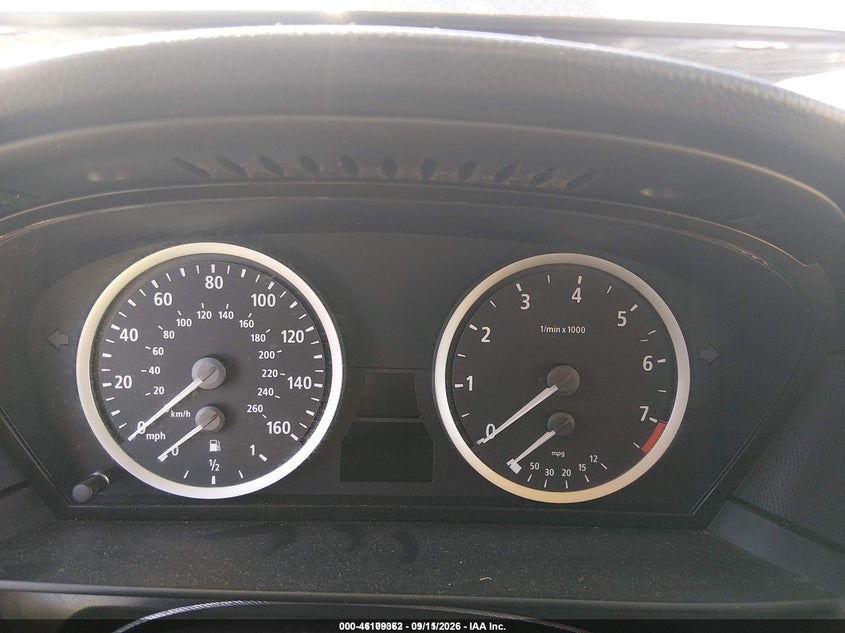 BMW 525I 2007 VIN WBANE53537CY04245