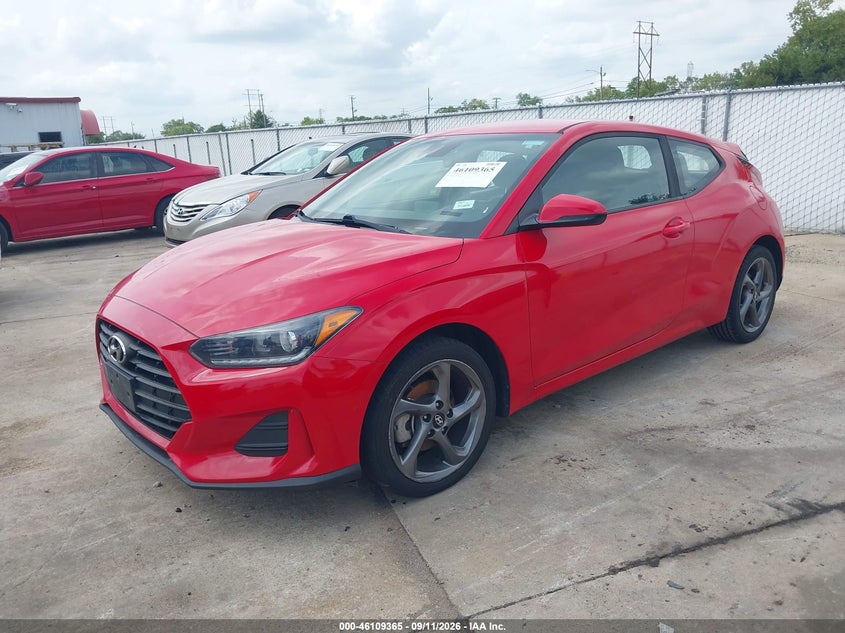 Vin: kmhtg6af9ku019314, lot: 46609081, hyundai veloster 2.0 20192