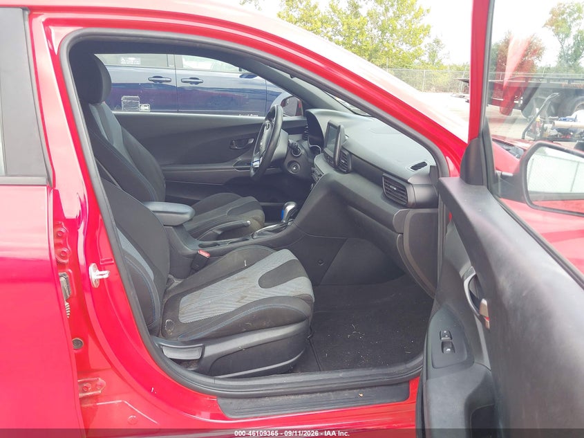 HYUNDAI VELOSTER 2019 VIN KMHTG6AF9KU019314