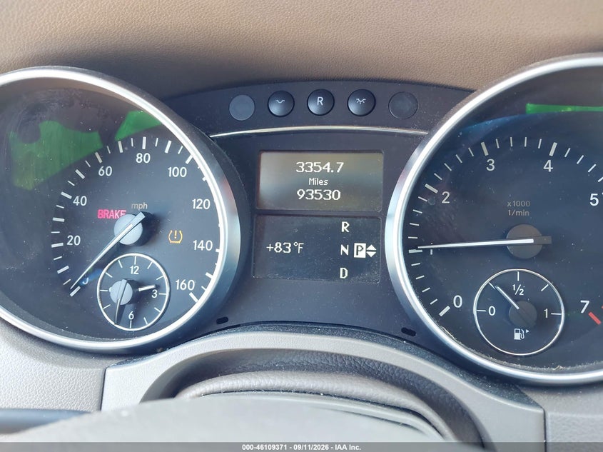 2009 MERCEDES-BENZ ML 350 auction photo 7