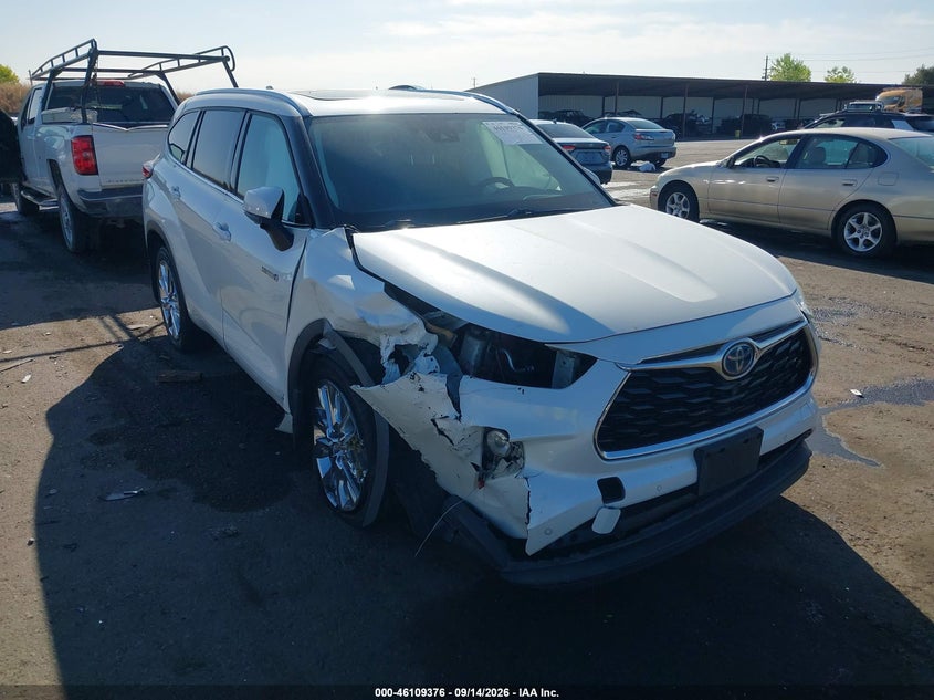 Vin: 5tddbrch1ls006845, lot: 46609092, toyota highlander hybrid limited 2020 img_1