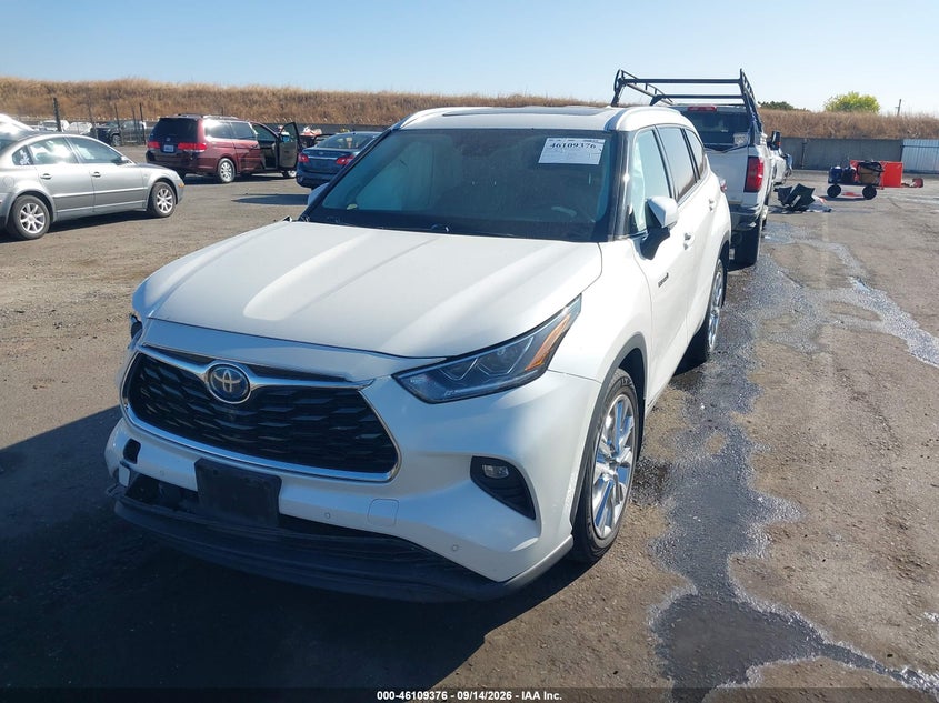 Vin: 5tddbrch1ls006845, lot: 46609092, toyota highlander hybrid limited 20202
