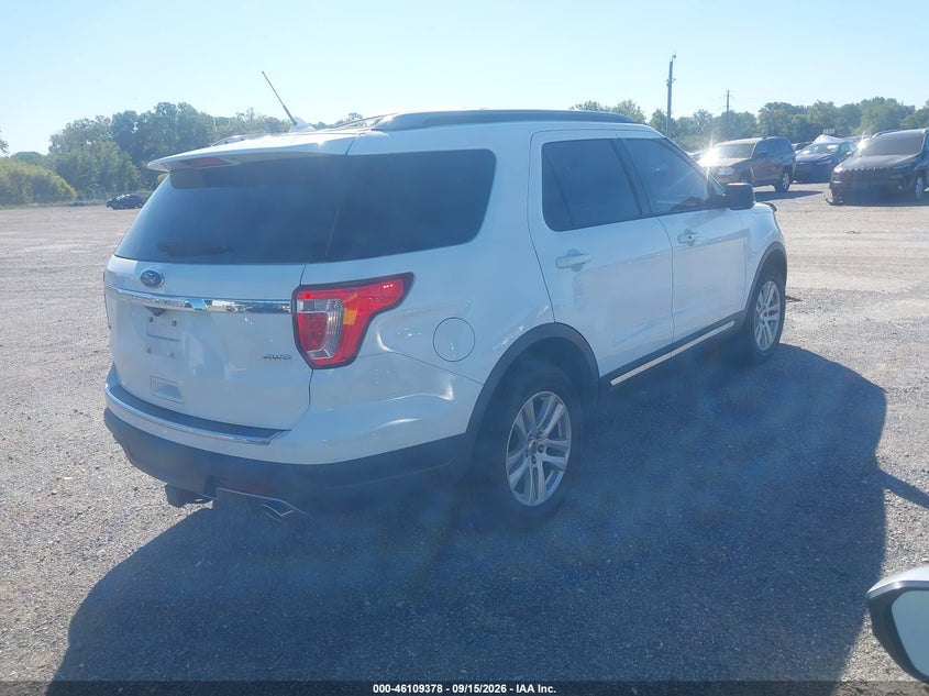 Vin: 1fm5k8d89jga75511, lot: 46609094, ford explorer xlt 20184