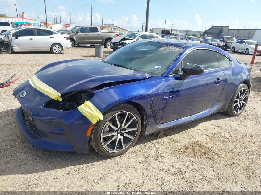 Vin: jf1znbb19n9750032, lot: 46609106, toyota gr86 20222