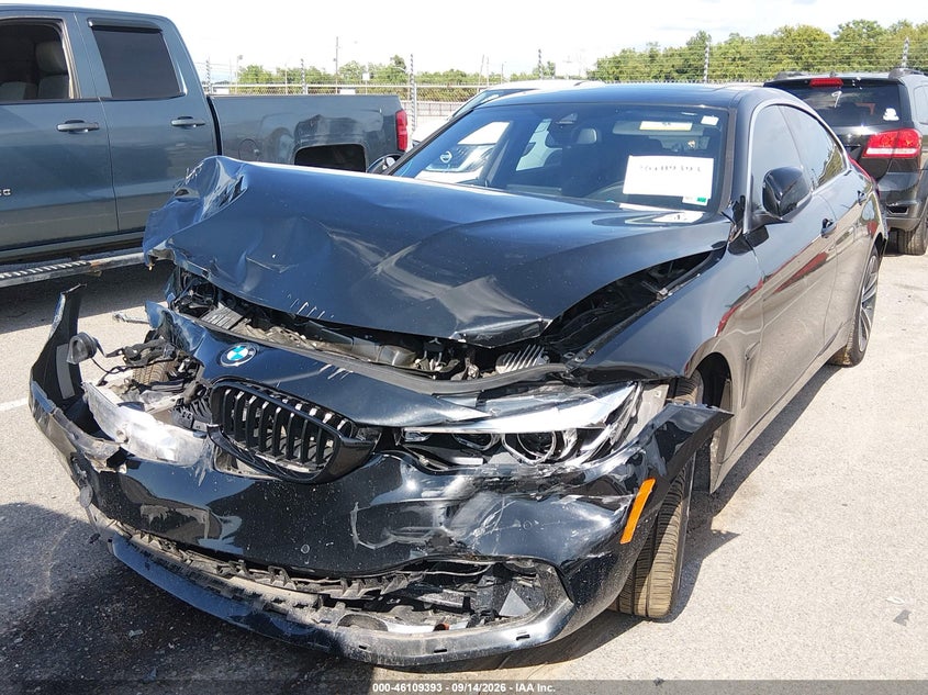 Vin: wba4j1c09lce55884, lot: 46609109, bmw 430i gran coupe 20202