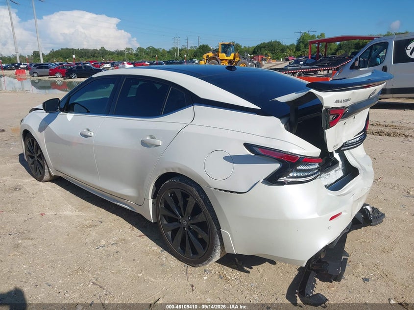 Vin: 1n4aa6ev0pc507973, lot: 46609126, nissan maxima sr xtronic cvt 20233