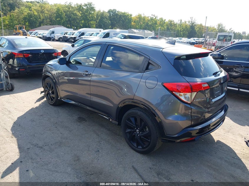 Vin: 3czru5h12mm714022, lot: 46609132, honda hr-v 2wd sport 20213