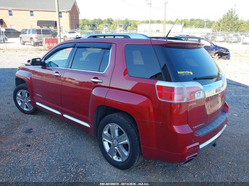 Vin: 2gkalyek4d6126318, lot: 46609134, gmc terrain denali 20133