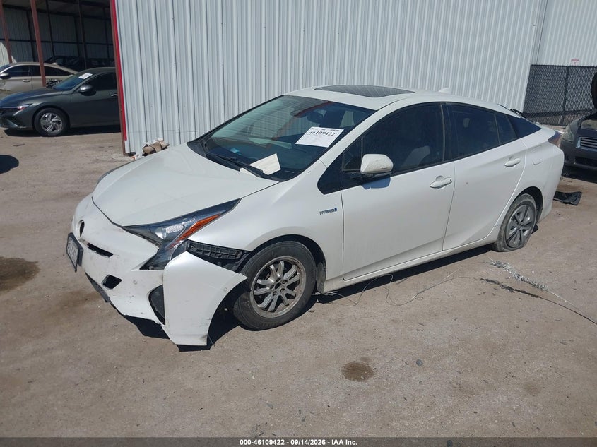 Vin: jtdkarfu9j3056796, lot: 46609138, toyota prius four 20182