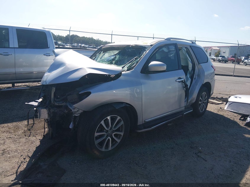 Vin: 5n1ar2mn8dc642462, lot: 46609159, nissan pathfinder sl 20132