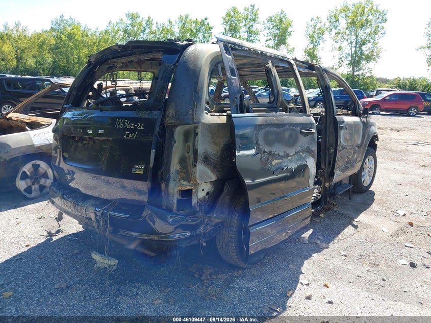 Vin: 2c4rdgcg5kr661108, lot: 46609163, dodge grand caravan sxt 20194