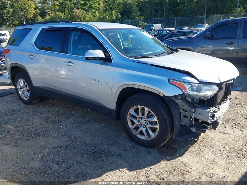 Vin: 1gnevgkw0lj247400, lot: 46609165, chevrolet traverse awd lt cloth 2020 img_1