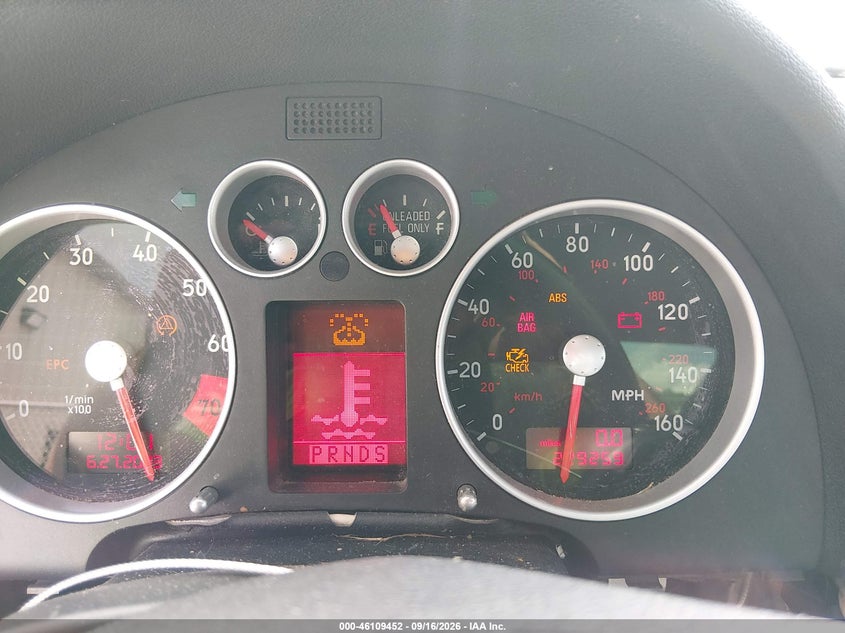 AUDI TT 2005 VIN TRUSC28N551001020