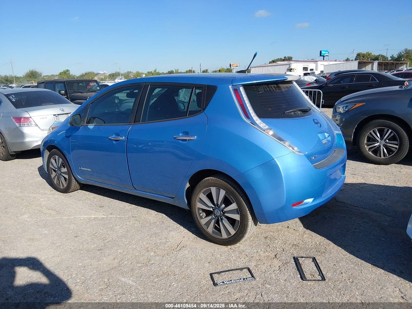 Vin: 1n4az0cp5dc416915, lot: 46609170, nissan leaf sl 20133