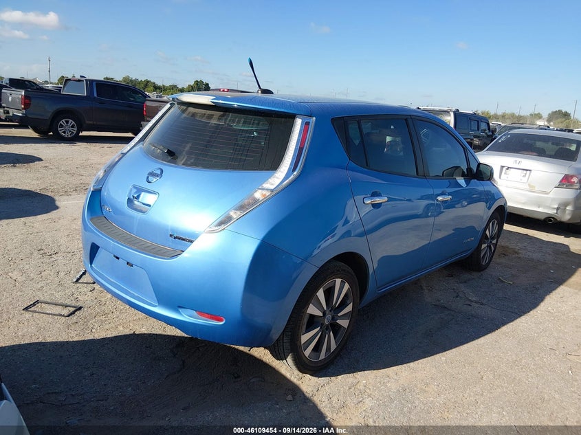 Vin: 1n4az0cp5dc416915, lot: 46609170, nissan leaf sl 20134