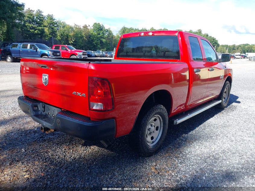 Vin: 1c6rr7fg2ls108453, lot: 46609171, ram 1500 classic tradesman  4x4 6'4 box 20204
