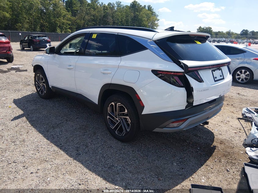 Vin: km8jedd16tu405644, lot: 46609190, hyundai tucson hybrid limited 20263