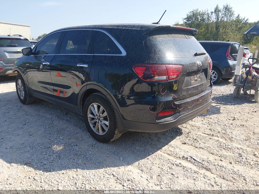 Vin: 5xypg4a31kg593679, lot: 46609198, kia sorento 2.4l l 20193