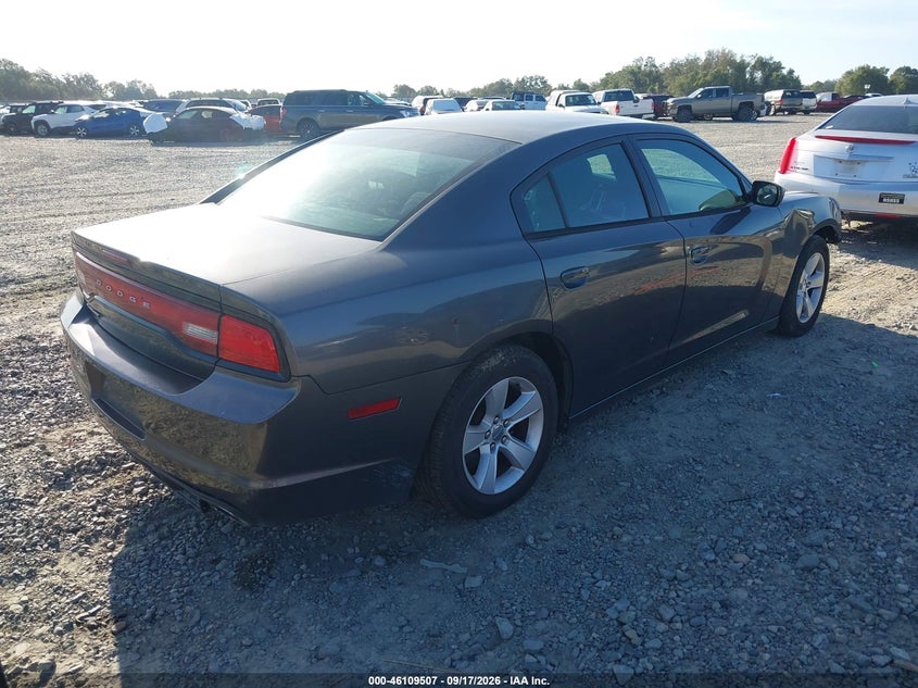 Vin: 2c3cdxbg4dh706236, lot: 46609223, dodge charger se 20134