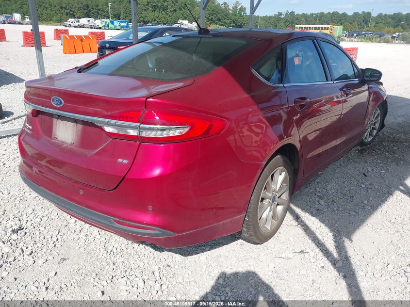 Vin: 3fa6p0h70hr371801, lot: 46609233, ford fusion se 20174