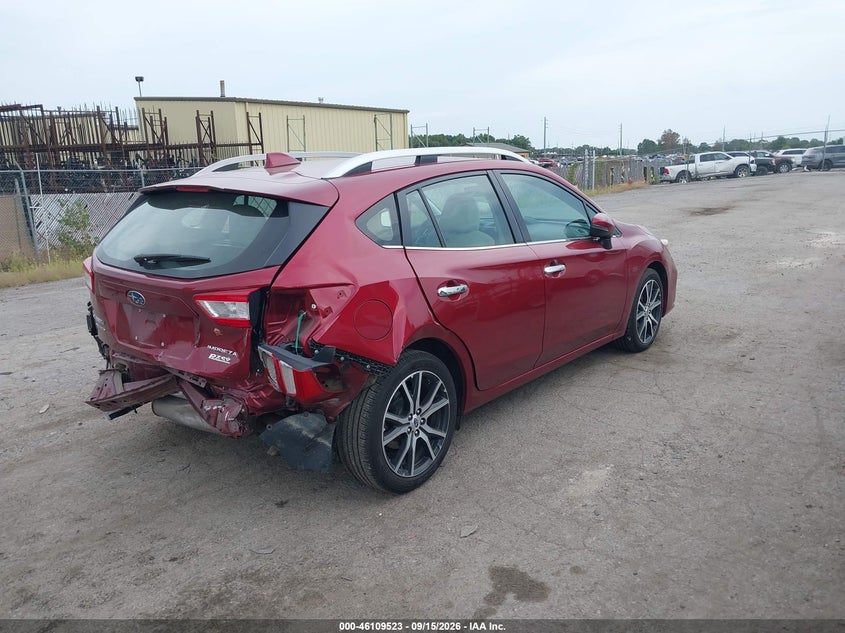 Vin: 4s3gtau63h3734104, lot: 46609239, subaru impreza 2.0i limited 20174