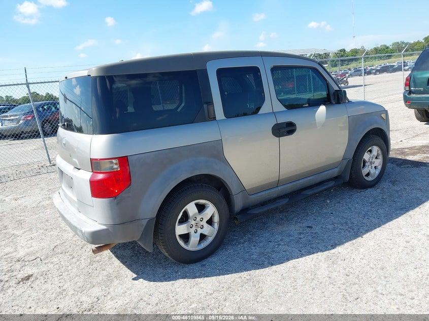 HONDA ELEMENT 2004 VIN 5J6YH18584L010176