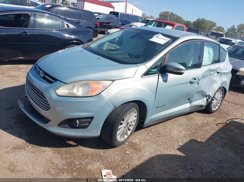 Vin: 1fadp5bu7dl552177, lot: 46609298, ford c-max hybrid sel 20132