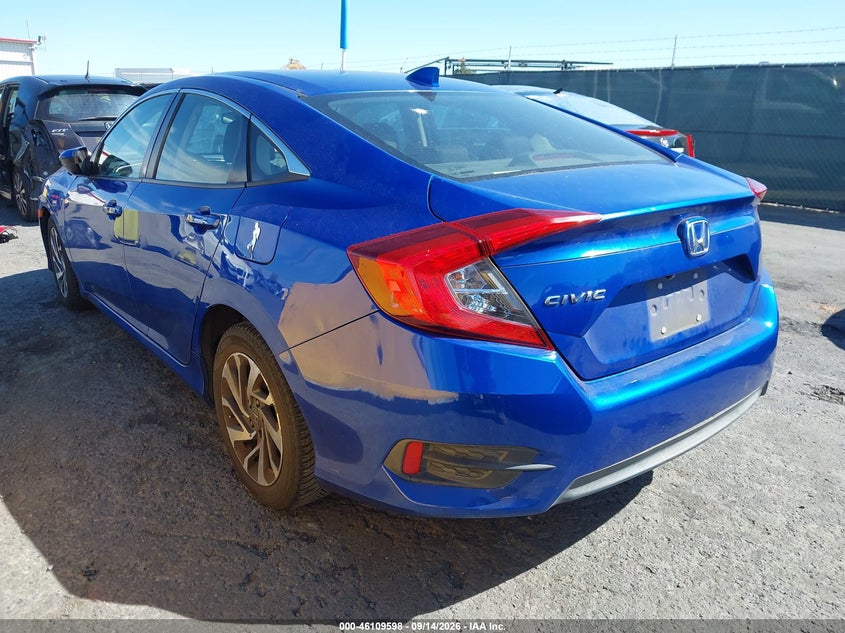 Vin: 19xfc2f73he216753, lot: 46609314, honda civic ex 20173