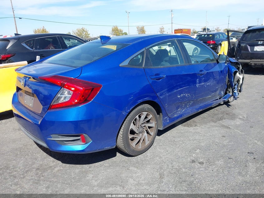 Vin: 19xfc2f73he216753, lot: 46609314, honda civic ex 20174