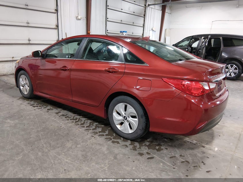 Vin: 5npeb4ac4eh812640, lot: 46609318, hyundai sonata gls 20143